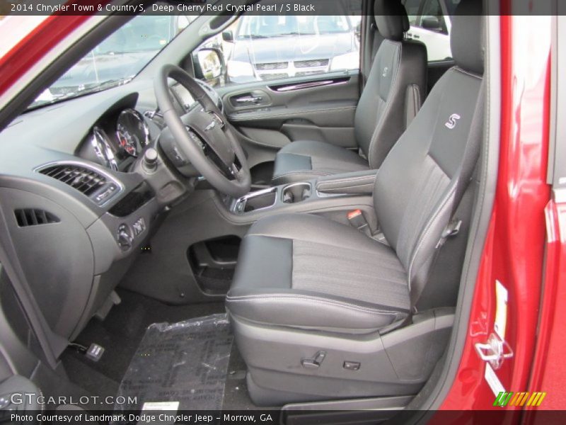 Front Seat of 2014 Town & Country S