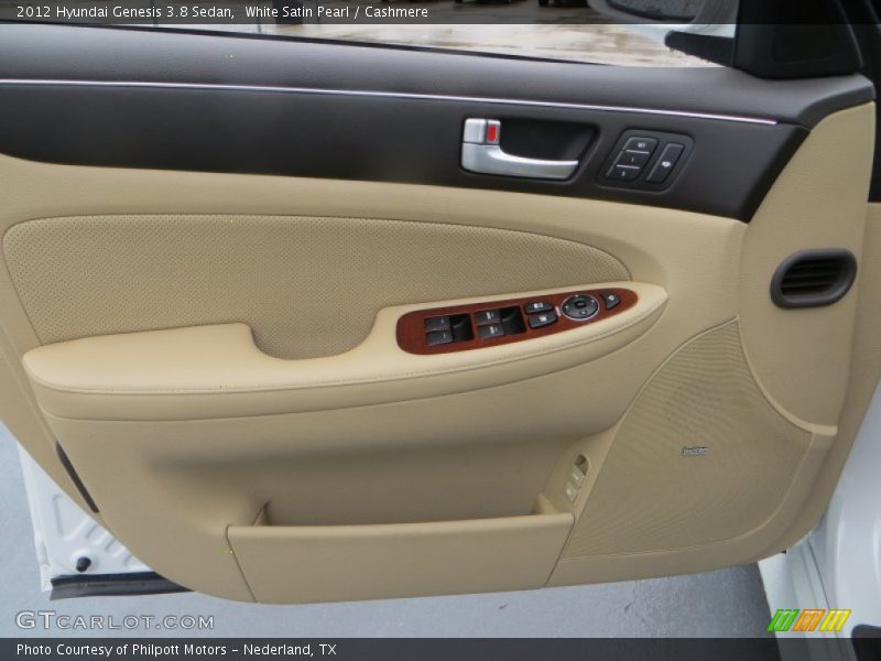 White Satin Pearl / Cashmere 2012 Hyundai Genesis 3.8 Sedan