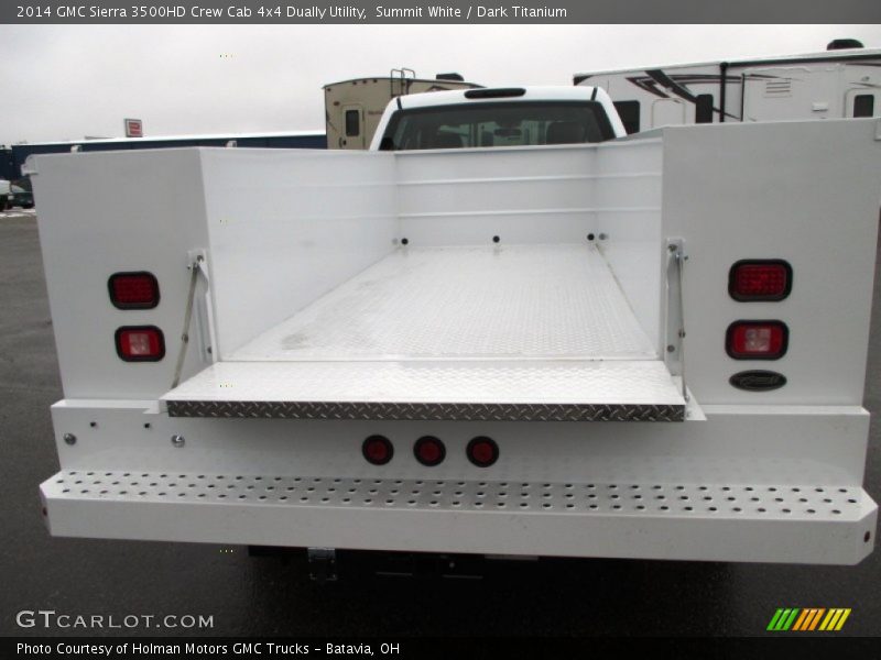 Summit White / Dark Titanium 2014 GMC Sierra 3500HD Crew Cab 4x4 Dually Utility