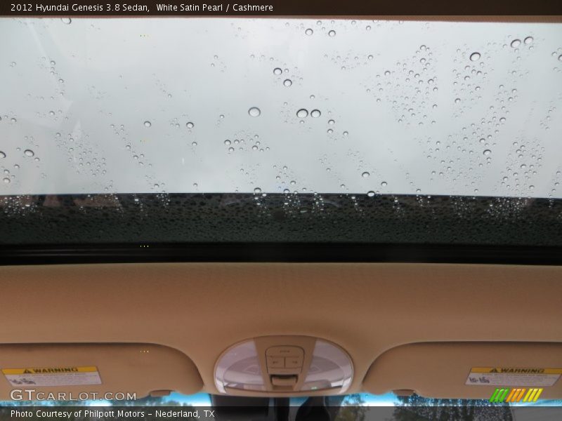 White Satin Pearl / Cashmere 2012 Hyundai Genesis 3.8 Sedan