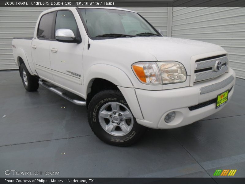 Natural White / Taupe 2006 Toyota Tundra SR5 Double Cab
