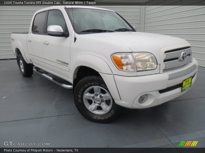 Natural White / Taupe 2006 Toyota Tundra SR5 Double Cab