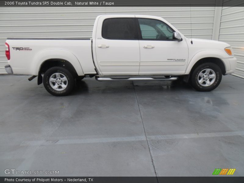 Natural White / Taupe 2006 Toyota Tundra SR5 Double Cab