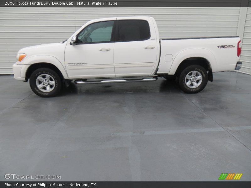 Natural White / Taupe 2006 Toyota Tundra SR5 Double Cab