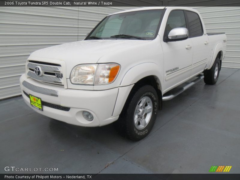Natural White / Taupe 2006 Toyota Tundra SR5 Double Cab