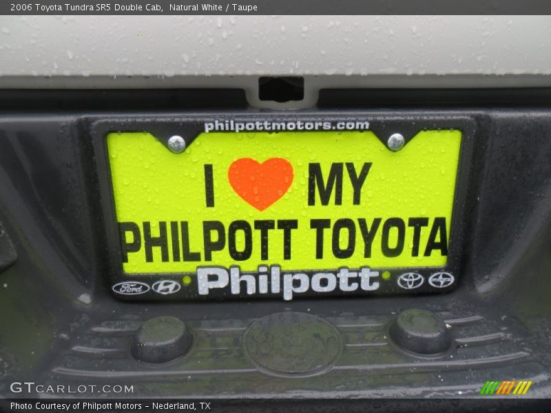 Natural White / Taupe 2006 Toyota Tundra SR5 Double Cab