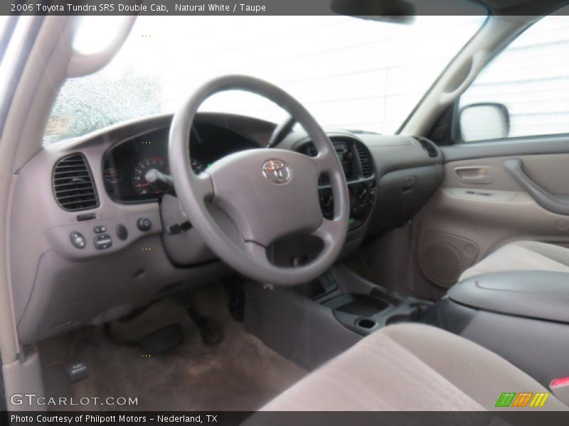 Natural White / Taupe 2006 Toyota Tundra SR5 Double Cab