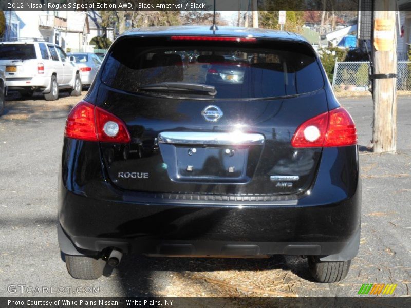 Black Amethyst / Black 2012 Nissan Rogue S Special Edition AWD