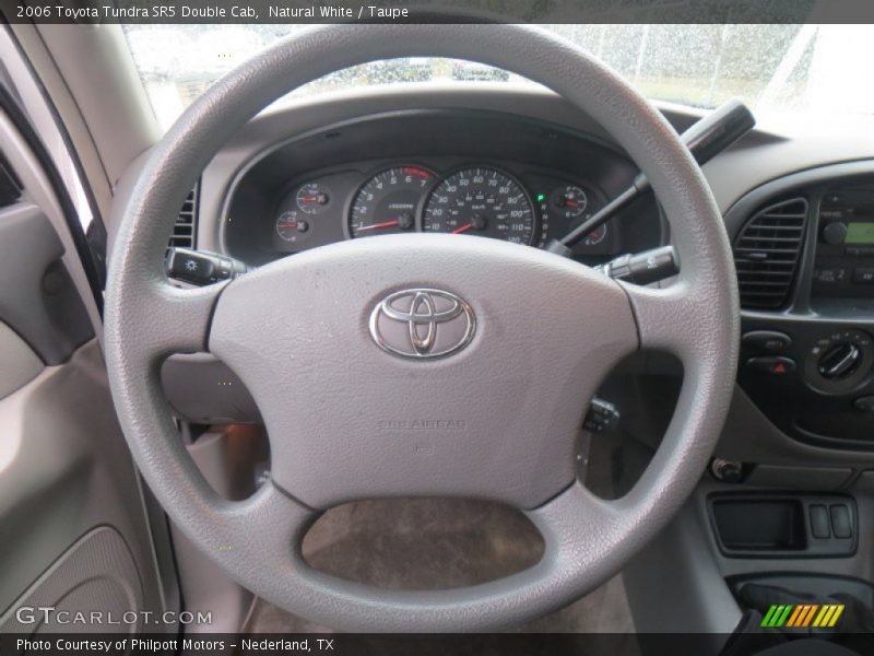 Natural White / Taupe 2006 Toyota Tundra SR5 Double Cab