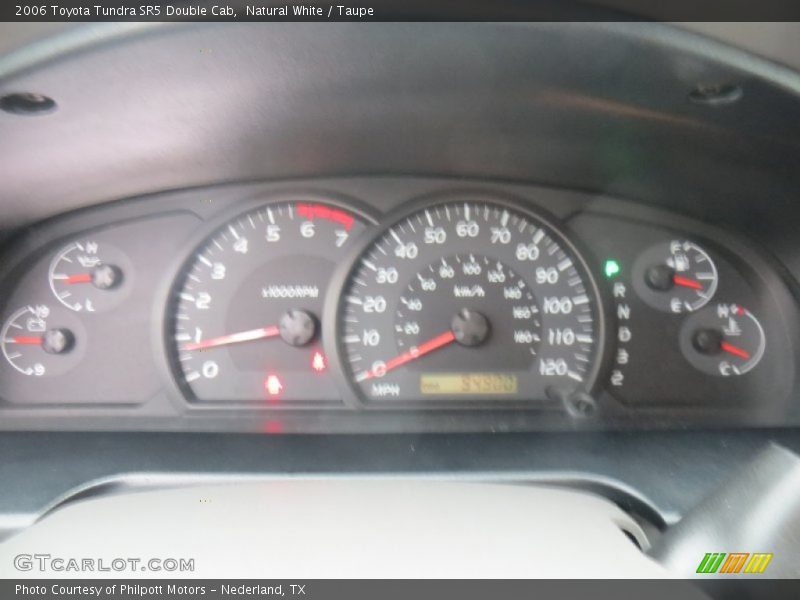 Natural White / Taupe 2006 Toyota Tundra SR5 Double Cab