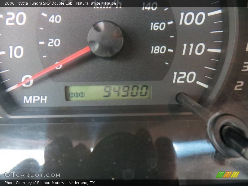 Natural White / Taupe 2006 Toyota Tundra SR5 Double Cab