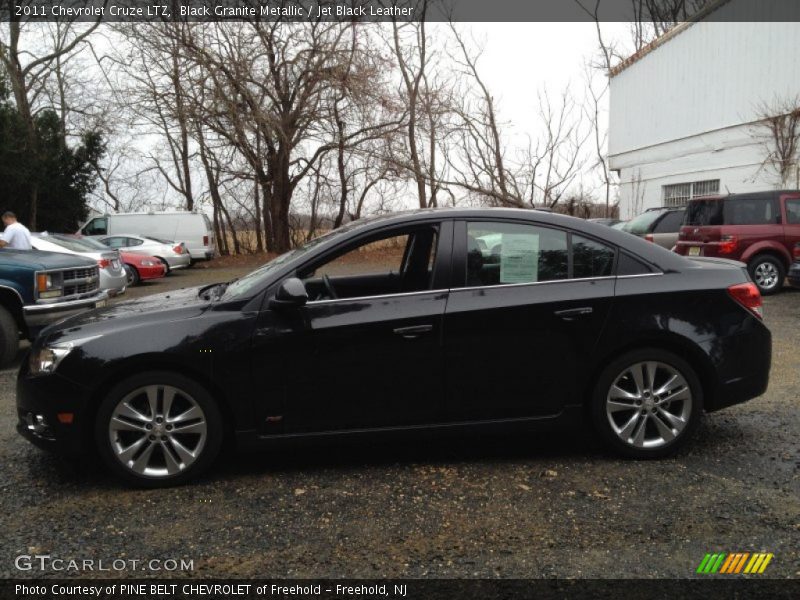 Black Granite Metallic / Jet Black Leather 2011 Chevrolet Cruze LTZ