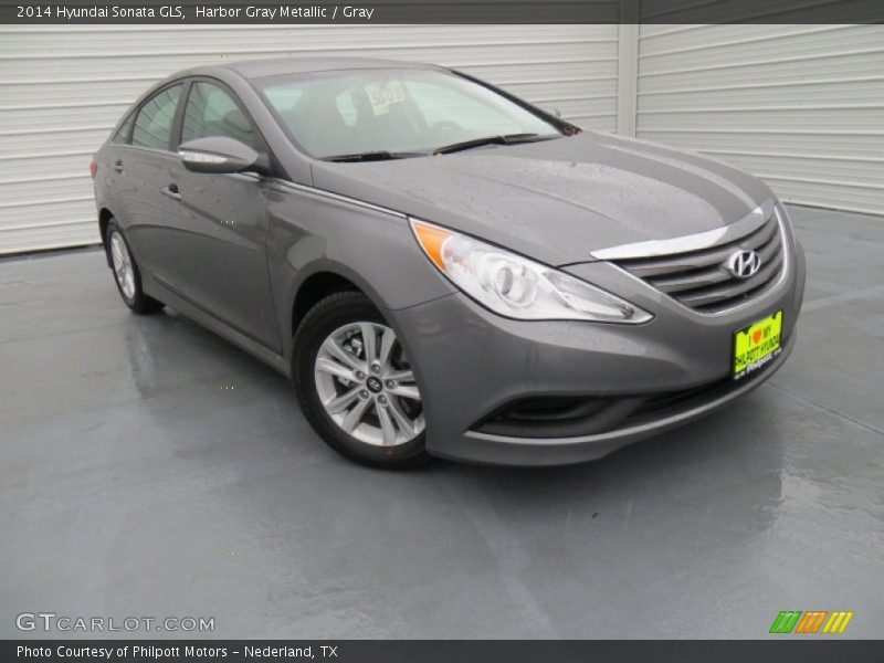 Harbor Gray Metallic / Gray 2014 Hyundai Sonata GLS