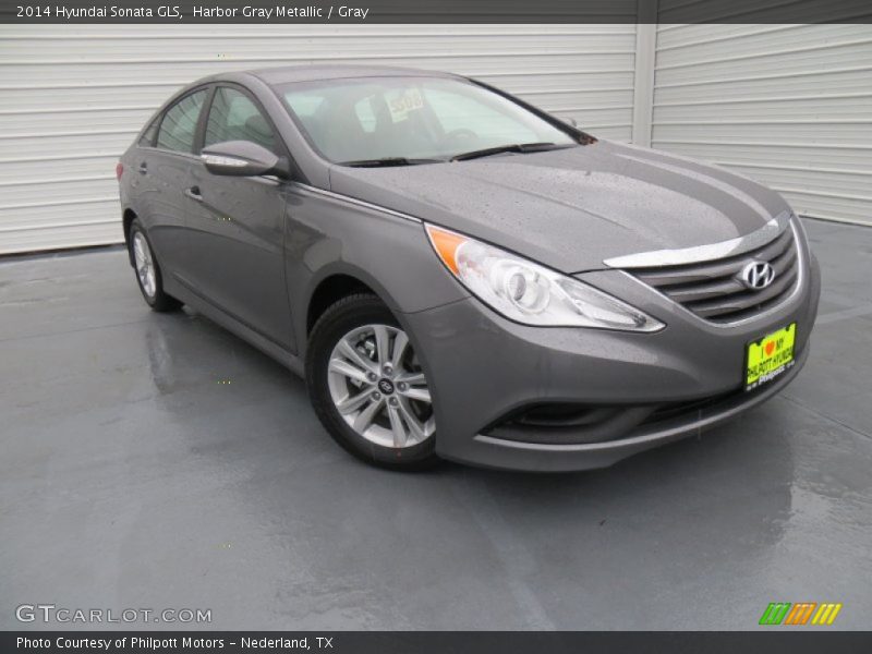 Harbor Gray Metallic / Gray 2014 Hyundai Sonata GLS