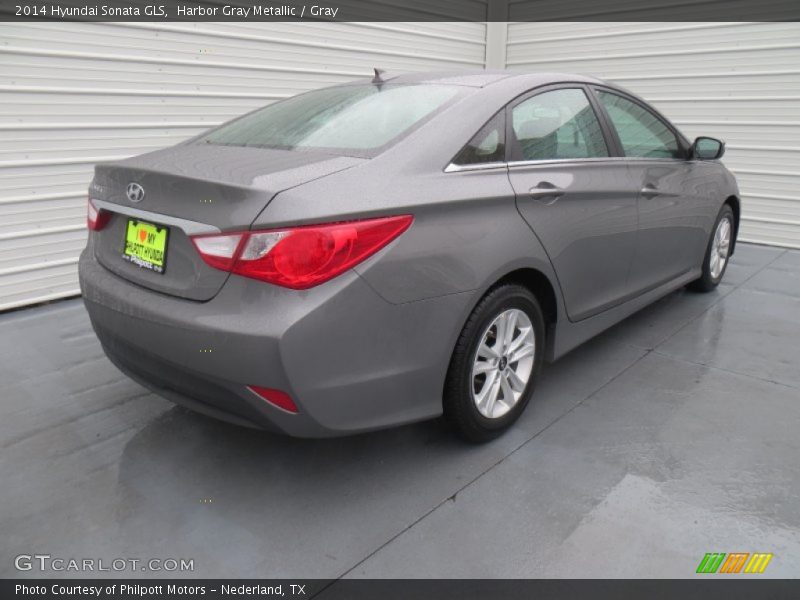 Harbor Gray Metallic / Gray 2014 Hyundai Sonata GLS