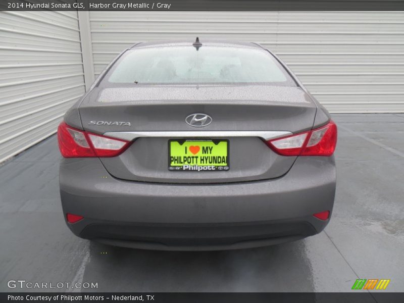 Harbor Gray Metallic / Gray 2014 Hyundai Sonata GLS