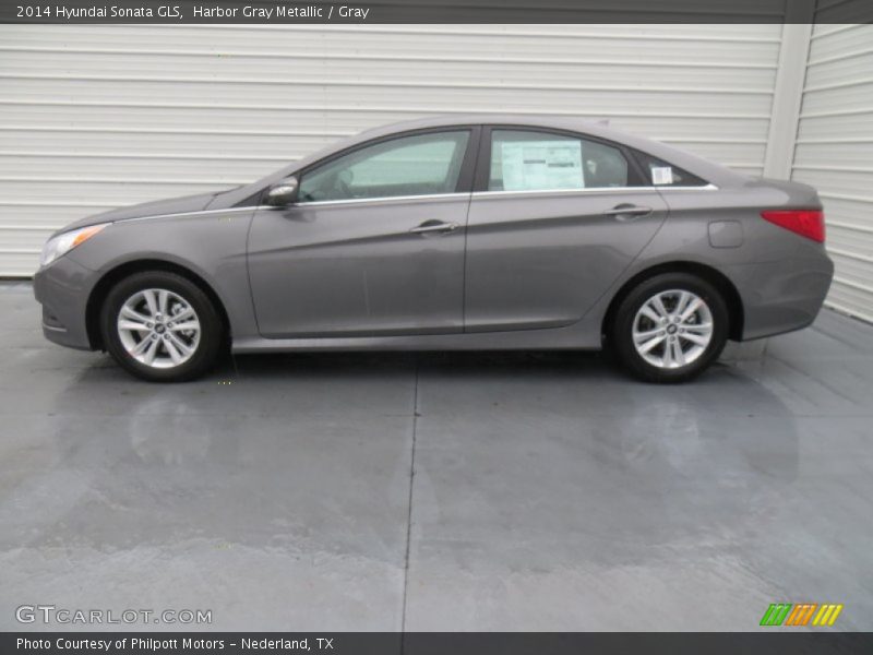 Harbor Gray Metallic / Gray 2014 Hyundai Sonata GLS
