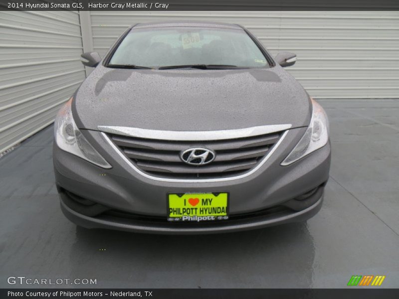 Harbor Gray Metallic / Gray 2014 Hyundai Sonata GLS
