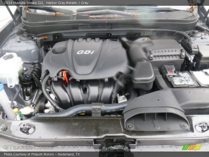 Harbor Gray Metallic / Gray 2014 Hyundai Sonata GLS