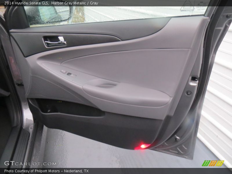 Harbor Gray Metallic / Gray 2014 Hyundai Sonata GLS