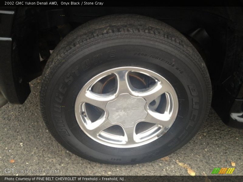 Onyx Black / Stone Gray 2002 GMC Yukon Denali AWD