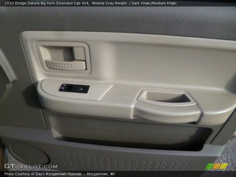 Mineral Gray Metallic / Dark Khaki/Medium Khaki 2010 Dodge Dakota Big Horn Extended Cab 4x4
