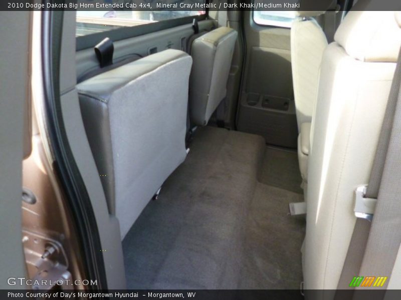Mineral Gray Metallic / Dark Khaki/Medium Khaki 2010 Dodge Dakota Big Horn Extended Cab 4x4