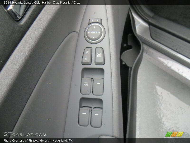 Harbor Gray Metallic / Gray 2014 Hyundai Sonata GLS