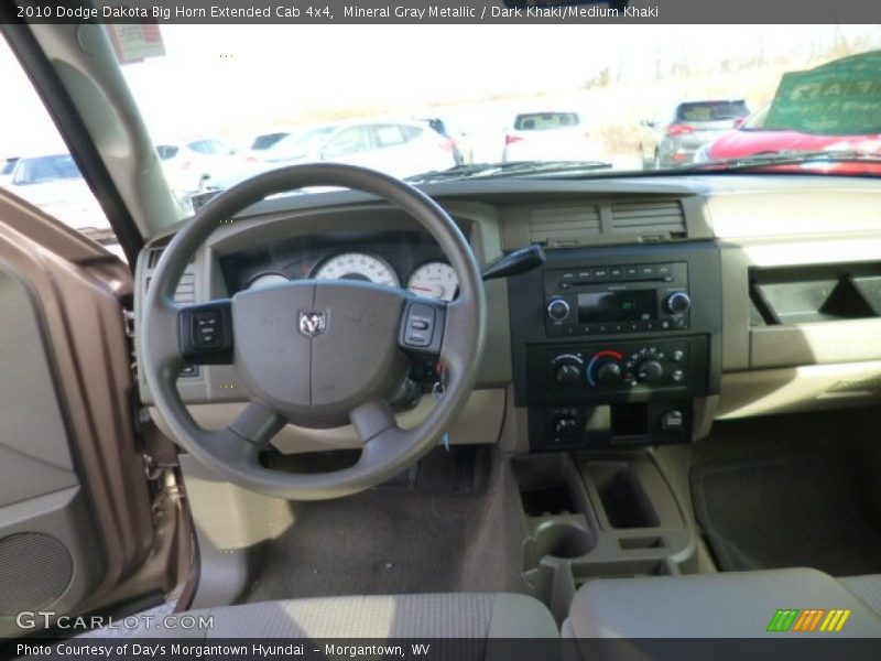 Dashboard of 2010 Dakota Big Horn Extended Cab 4x4