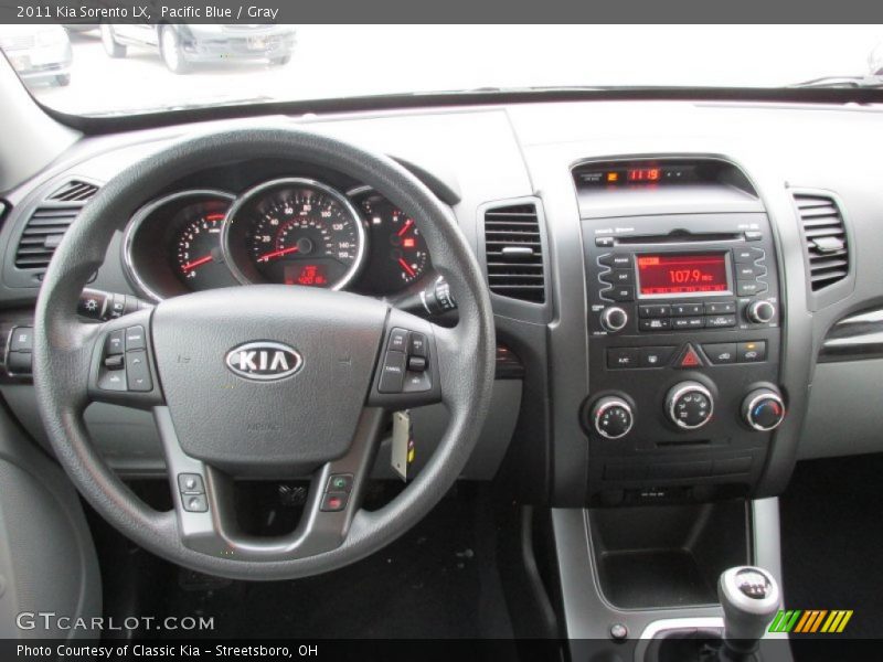 Pacific Blue / Gray 2011 Kia Sorento LX