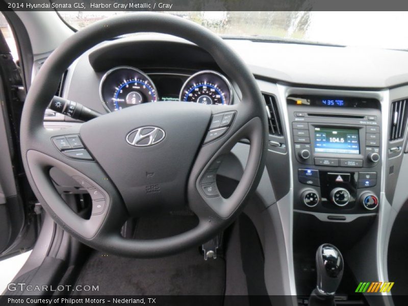 Harbor Gray Metallic / Gray 2014 Hyundai Sonata GLS