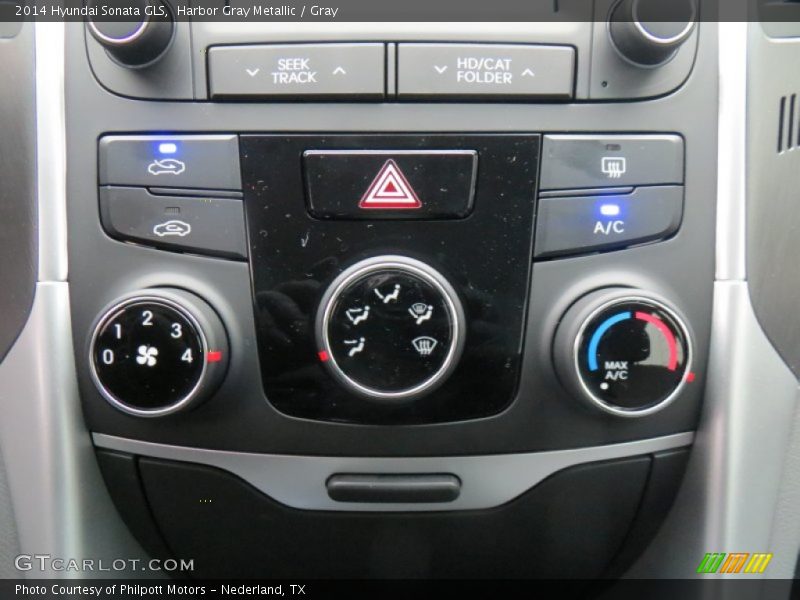 Harbor Gray Metallic / Gray 2014 Hyundai Sonata GLS