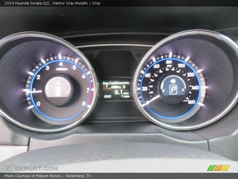 Harbor Gray Metallic / Gray 2014 Hyundai Sonata GLS