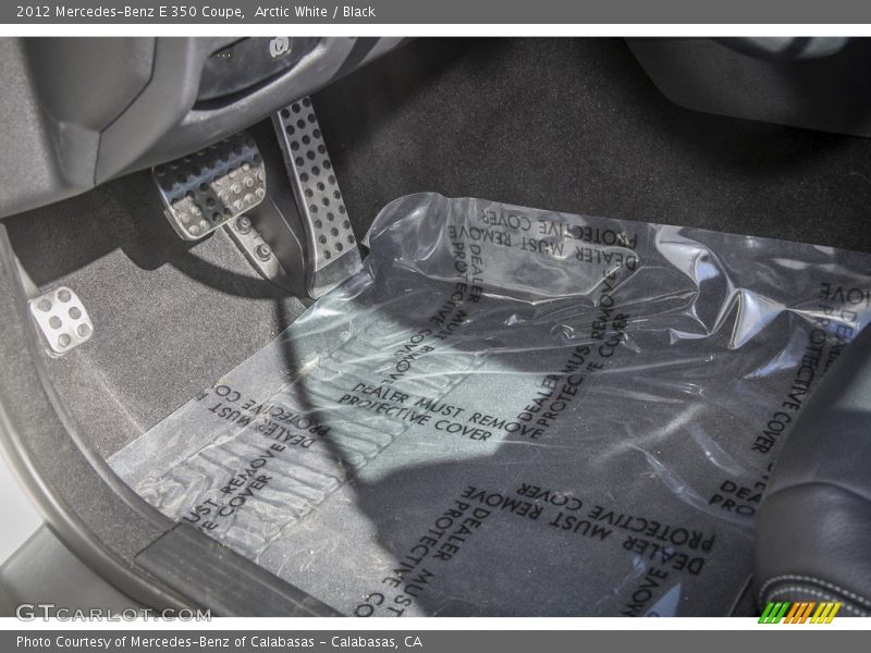 Arctic White / Black 2012 Mercedes-Benz E 350 Coupe