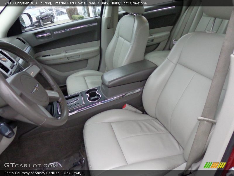 Inferno Red Crystal Pearl / Dark Khaki/Light Graystone 2010 Chrysler 300 Touring