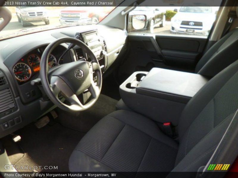 Cayenne Red / Charcoal 2013 Nissan Titan SV Crew Cab 4x4