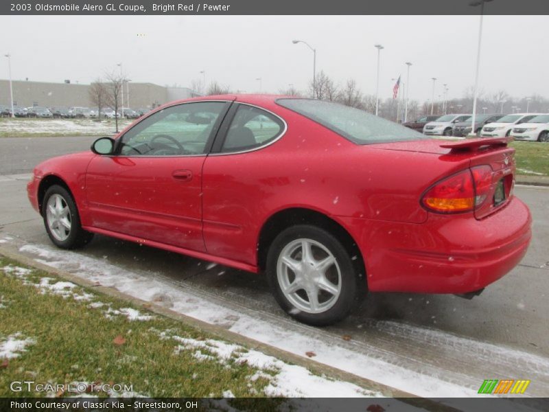 Bright Red / Pewter 2003 Oldsmobile Alero GL Coupe