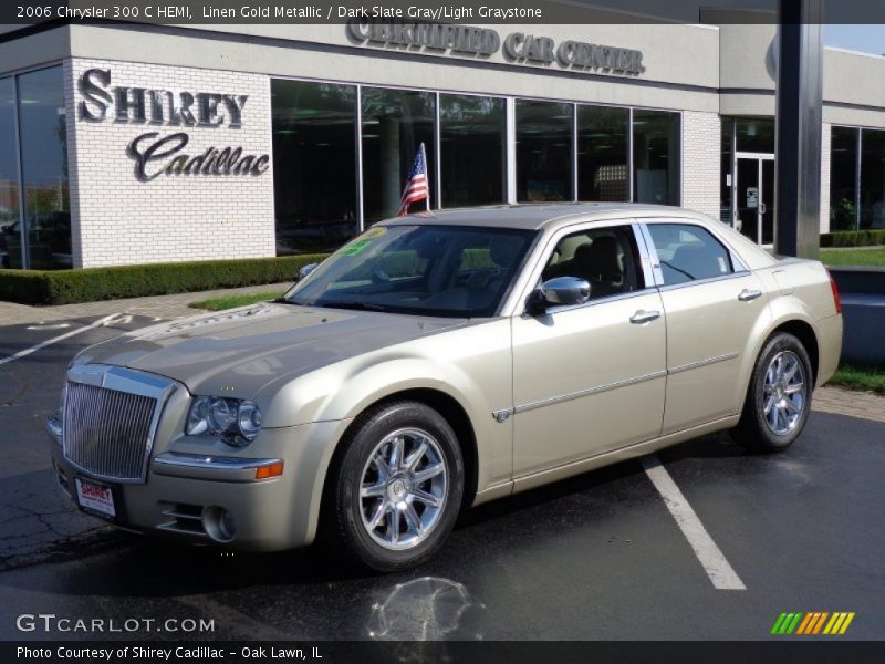 Linen Gold Metallic / Dark Slate Gray/Light Graystone 2006 Chrysler 300 C HEMI