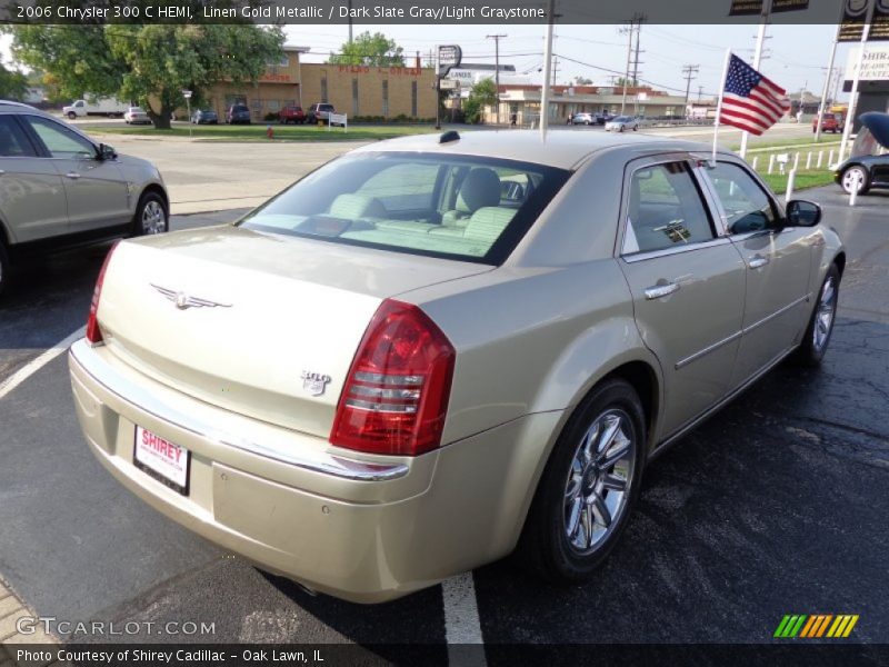 Linen Gold Metallic / Dark Slate Gray/Light Graystone 2006 Chrysler 300 C HEMI