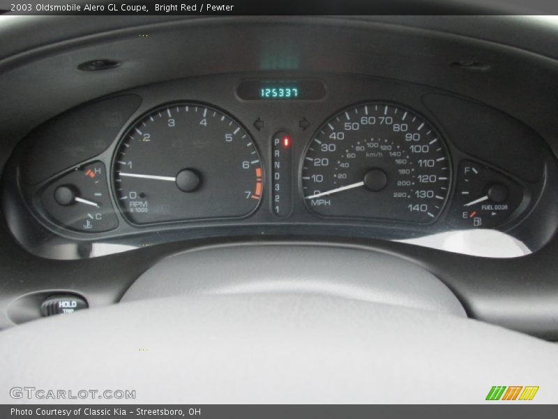  2003 Alero GL Coupe GL Coupe Gauges