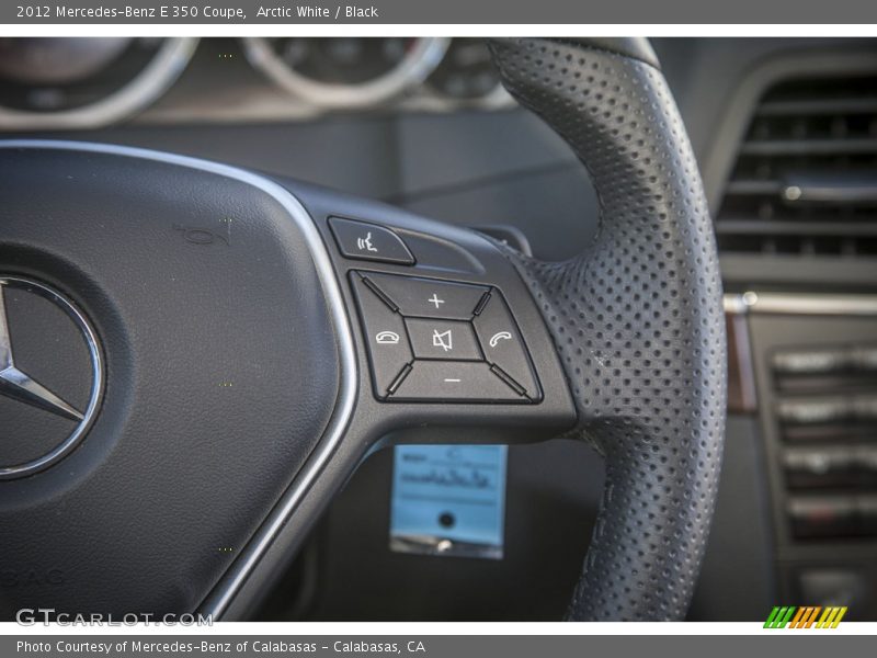 Arctic White / Black 2012 Mercedes-Benz E 350 Coupe