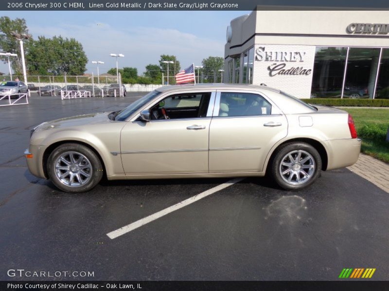 Linen Gold Metallic / Dark Slate Gray/Light Graystone 2006 Chrysler 300 C HEMI