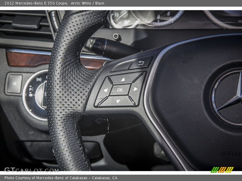Arctic White / Black 2012 Mercedes-Benz E 350 Coupe