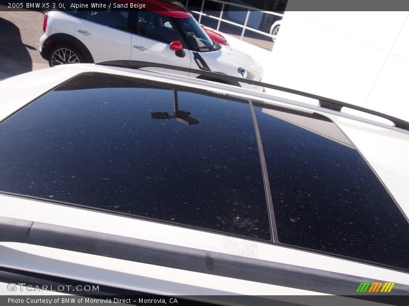 Alpine White / Sand Beige 2005 BMW X5 3.0i