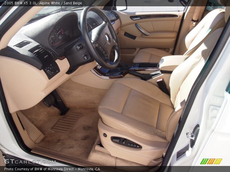 Alpine White / Sand Beige 2005 BMW X5 3.0i