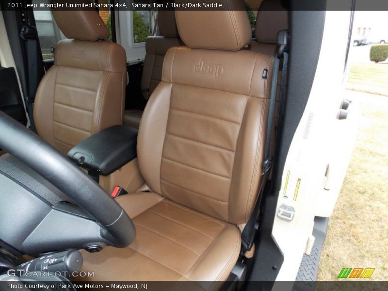 Front Seat of 2011 Wrangler Unlimited Sahara 4x4