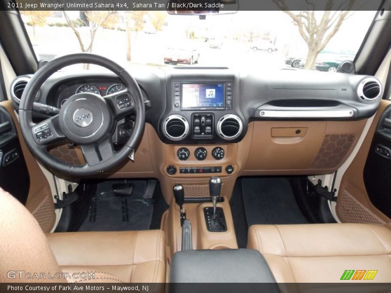 Dashboard of 2011 Wrangler Unlimited Sahara 4x4