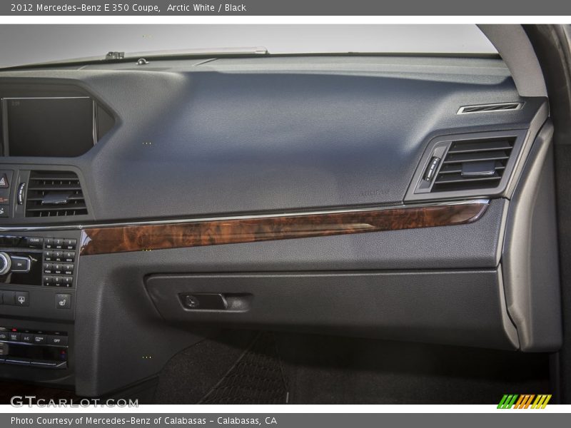 Arctic White / Black 2012 Mercedes-Benz E 350 Coupe