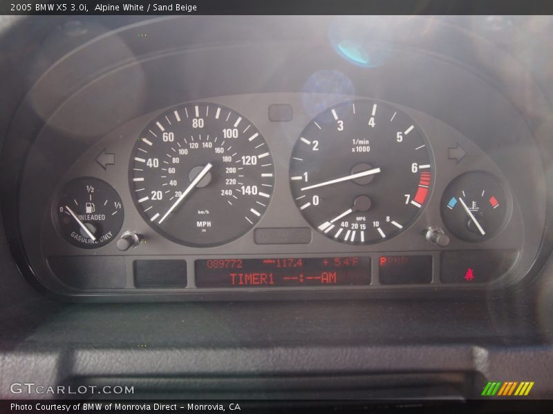Alpine White / Sand Beige 2005 BMW X5 3.0i