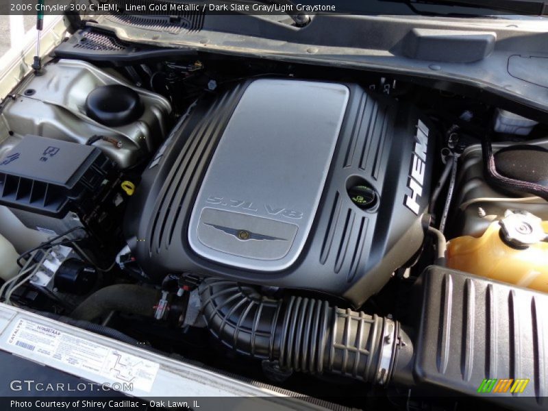 Linen Gold Metallic / Dark Slate Gray/Light Graystone 2006 Chrysler 300 C HEMI